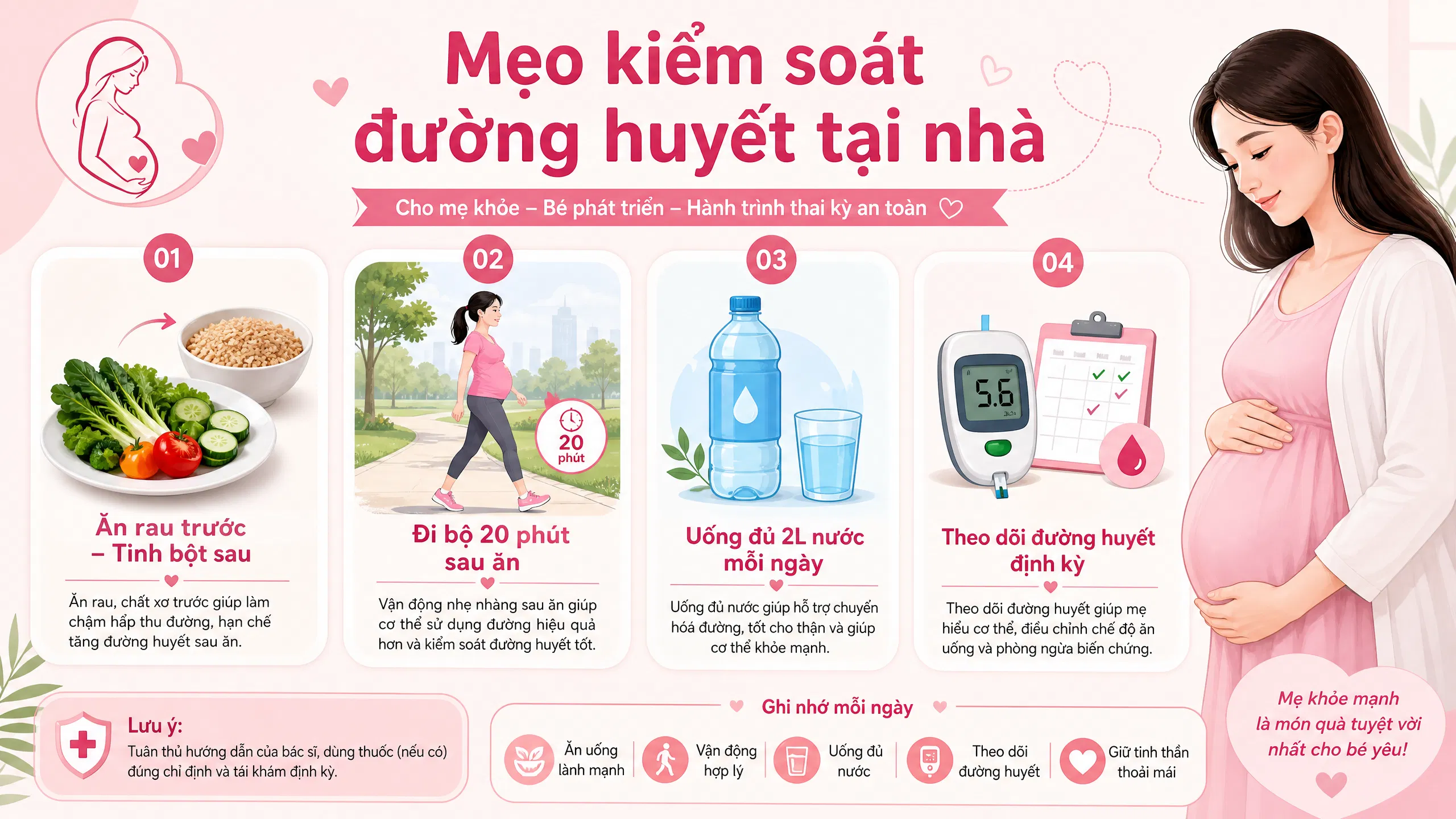 Mẹo kiểm soát đường huyết tại nhà